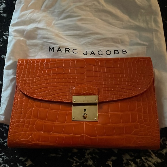 MARC JACOBS Orange Alligator $9K BAG 🧡 - Picture 3 of 12